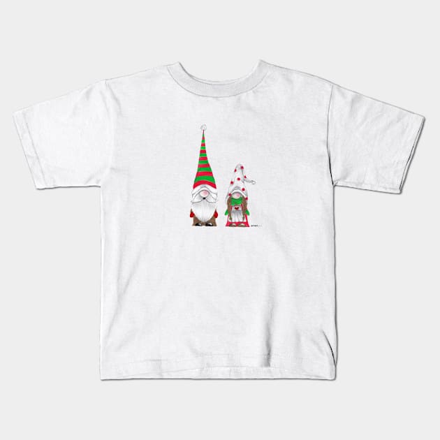 Santa's helpers Kids T-Shirt by MOKO.illustrations.junior